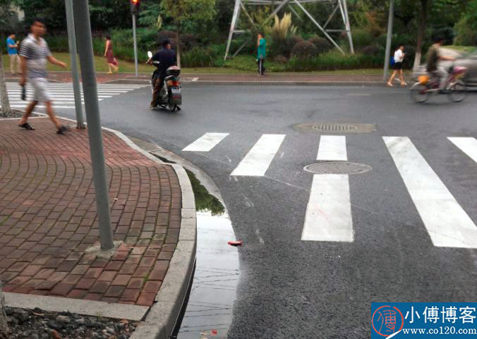 道路交叉口積水情況